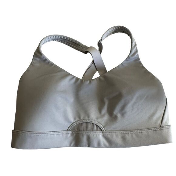 Victorias Secret Gray Low Impact Athletic Racerback  Bra Size Small - Picture 2 of 8